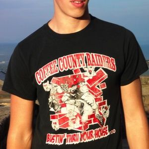 OCOEE-COUNTY RAIDERS 2008 Size S Black T-Shirt